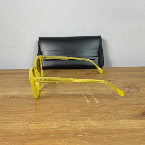 New Isabel Marant 55mm Square-Frame Tinted Sunglasses in Yellow